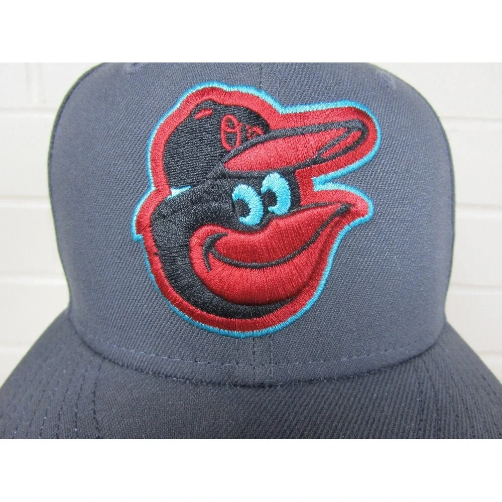 Baltimore Orioles New Era Graphite Print Undervisor 59FIFTY‎ Fitted Hat (7 3/8)